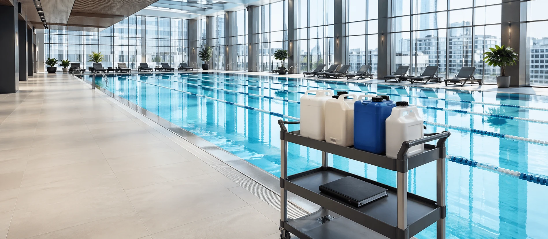 Коммерческий бассейн с текущими позициями для КП по действующему объекту